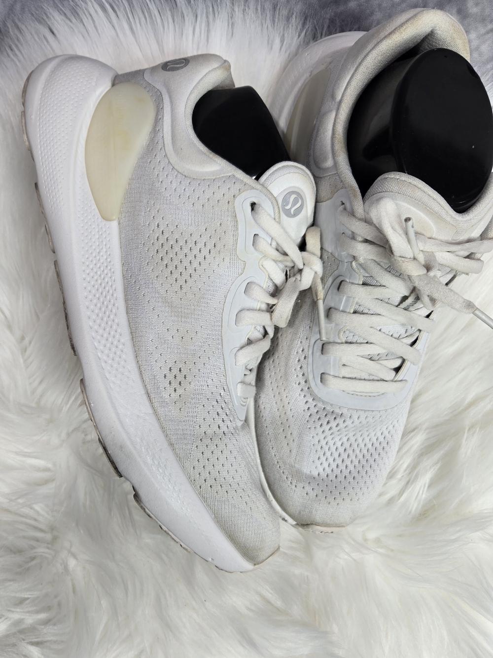 Lululemon All-Day Lightweight Running Shoes - Pale Grey/White